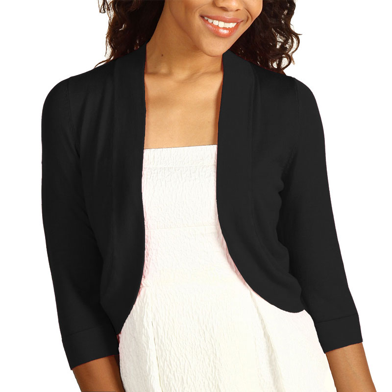 Ladies bolero jacket Find the right women's vests and jacket to accentuate a formal pair of women's pants for an elegant look. The latest jackets are also a great accessory for a dress. If you're attending a wedding or holiday party, find a slim and shapely blazer to throw over a cocktail dress or a floral maxi.