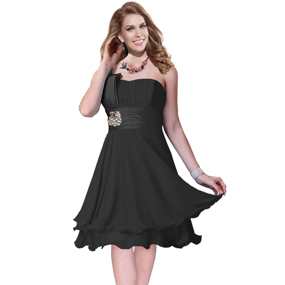 black gown for cocktail party