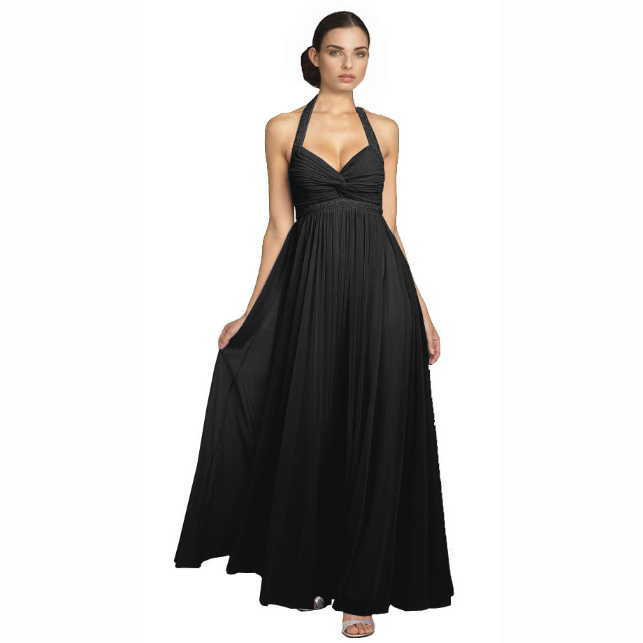 Black halter dress from passengers full