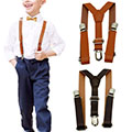 Kids Leather Suspenders